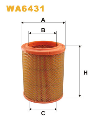 Luchtfilter Wix Filters WA6431