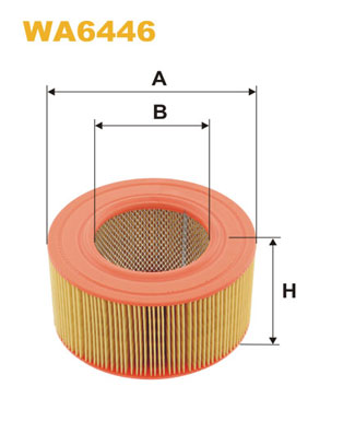 Luchtfilter Wix Filters WA6446