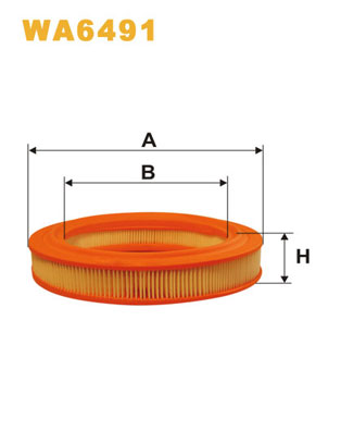 Luchtfilter Wix Filters WA6491