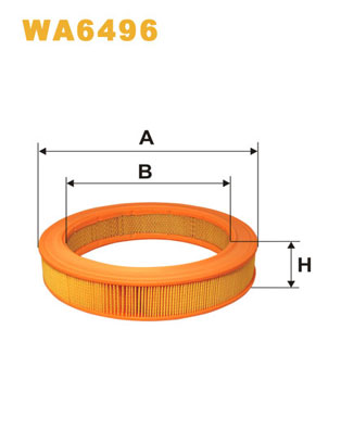 Luchtfilter Wix Filters WA6496