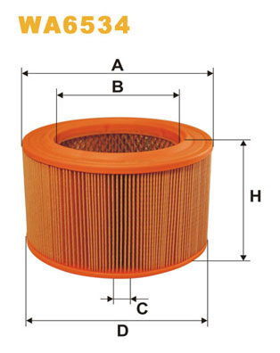 Luchtfilter Wix Filters WA6534