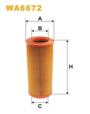 Luchtfilter Wix Filters WA6672