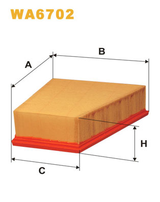 Luchtfilter Wix Filters WA6702