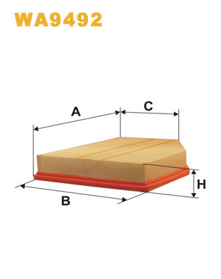 Luchtfilter Wix Filters WA9492