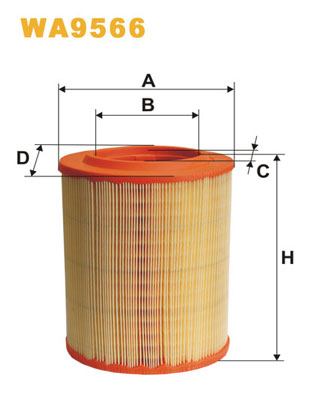 Luchtfilter Wix Filters WA9566