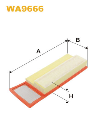 Luchtfilter Wix Filters WA9666