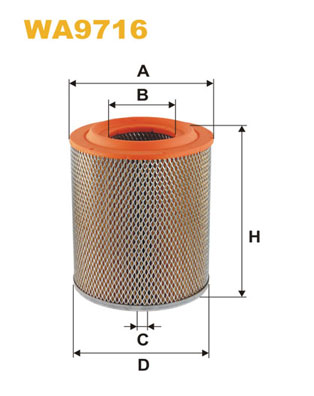 Luchtfilter Wix Filters WA9716