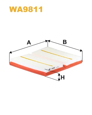 Luchtfilter Wix Filters WA9811