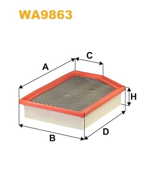 Luchtfilter Wix Filters WA9863