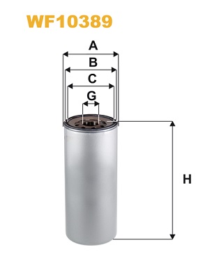 Brandstoffilter Wix Filters WF10389