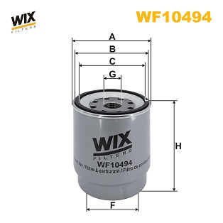 Brandstoffilter Wix Filters WF10494