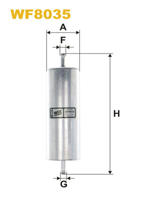 Brandstoffilter Wix Filters WF8035