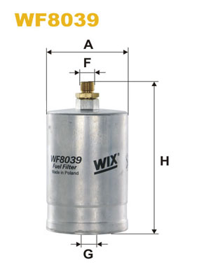 Brandstoffilter Wix Filters WF8039