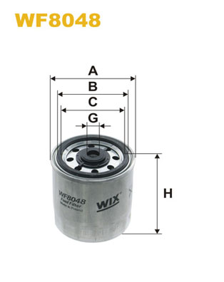 Brandstoffilter Wix Filters WF8048