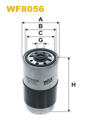 Brandstoffilter Wix Filters WF8056