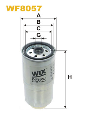 Brandstoffilter Wix Filters WF8057