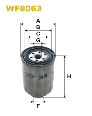 Brandstoffilter Wix Filters WF8063