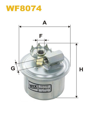 Brandstoffilter Wix Filters WF8074