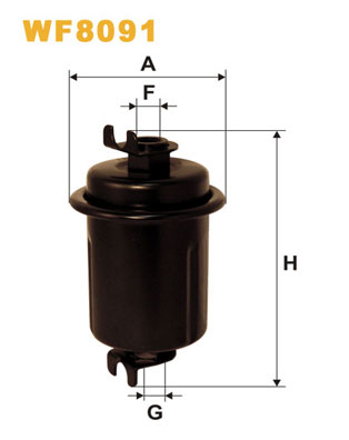 Brandstoffilter Wix Filters WF8091