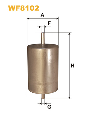 Brandstoffilter Wix Filters WF8102