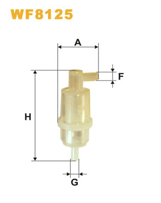 Brandstoffilter Wix Filters WF8125