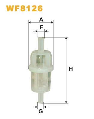 Brandstoffilter Wix Filters WF8126