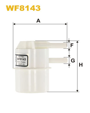 Brandstoffilter Wix Filters WF8143
