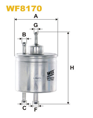 Brandstoffilter Wix Filters WF8170