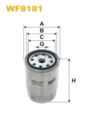 Brandstoffilter Wix Filters WF8181