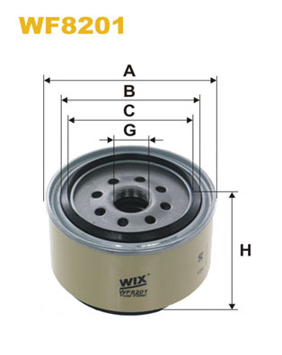 Brandstoffilter Wix Filters WF8201