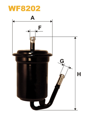 Brandstoffilter Wix Filters WF8202