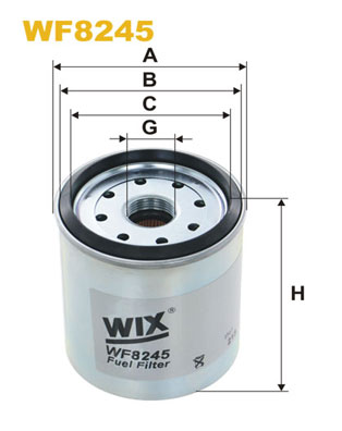 Brandstoffilter Wix Filters WF8245