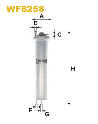 Brandstoffilter Wix Filters WF8258