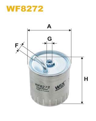 Brandstoffilter Wix Filters WF8272