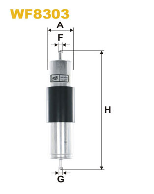 Brandstoffilter Wix Filters WF8303