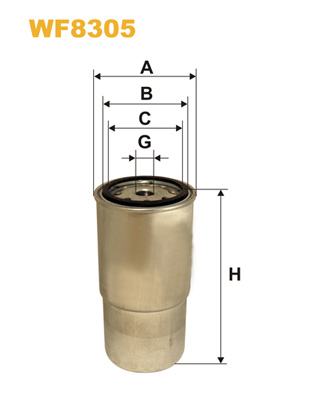 Brandstoffilter Wix Filters WF8305