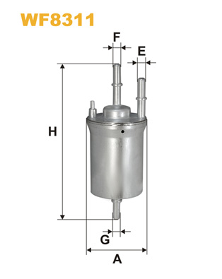 Brandstoffilter Wix Filters WF8311