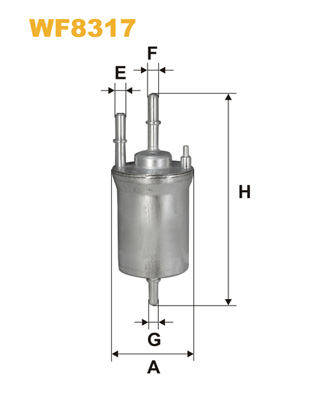 Brandstoffilter Wix Filters WF8317