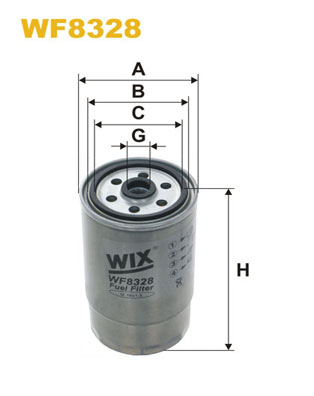 Brandstoffilter Wix Filters WF8328