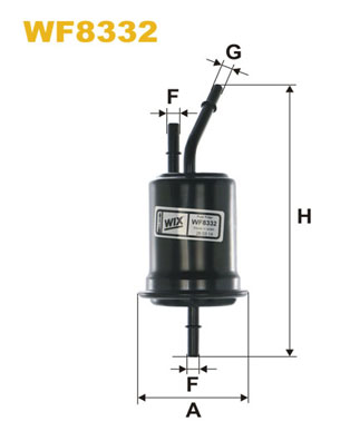 Brandstoffilter Wix Filters WF8332