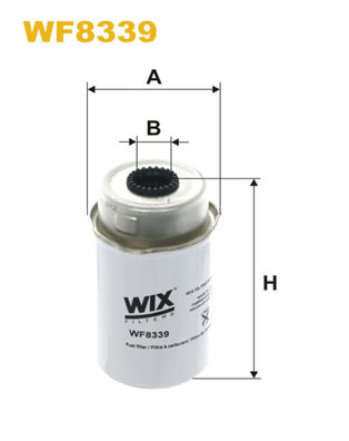 Brandstoffilter Wix Filters WF8339