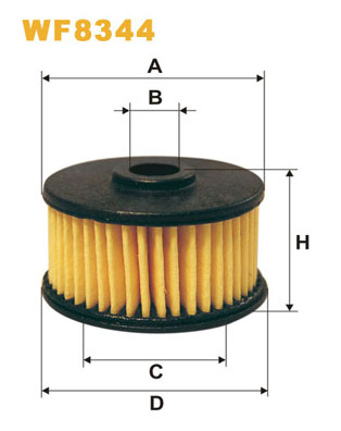 Brandstoffilter Wix Filters WF8344