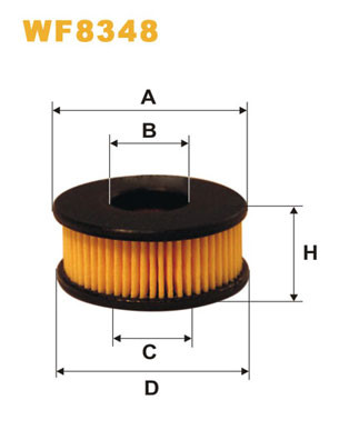 Brandstoffilter Wix Filters WF8348