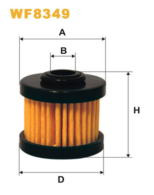Brandstoffilter Wix Filters WF8349