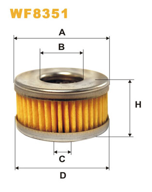 Brandstoffilter Wix Filters WF8351