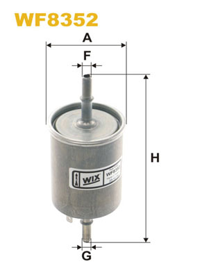 Brandstoffilter Wix Filters WF8352