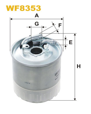 Brandstoffilter Wix Filters WF8353