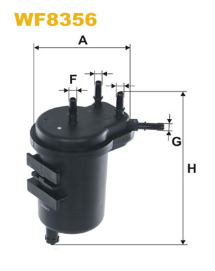 Brandstoffilter Wix Filters WF8356