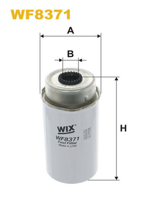 Brandstoffilter Wix Filters WF8371