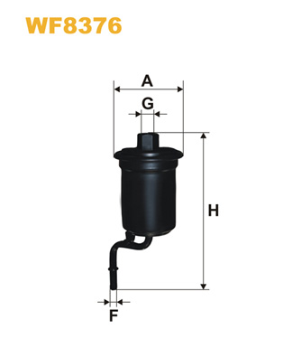 Brandstoffilter Wix Filters WF8376